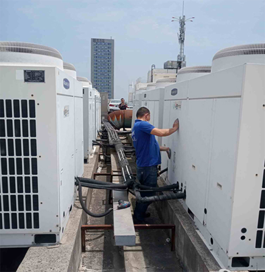 丹巴中央空调制热和不制冷系统维修方法